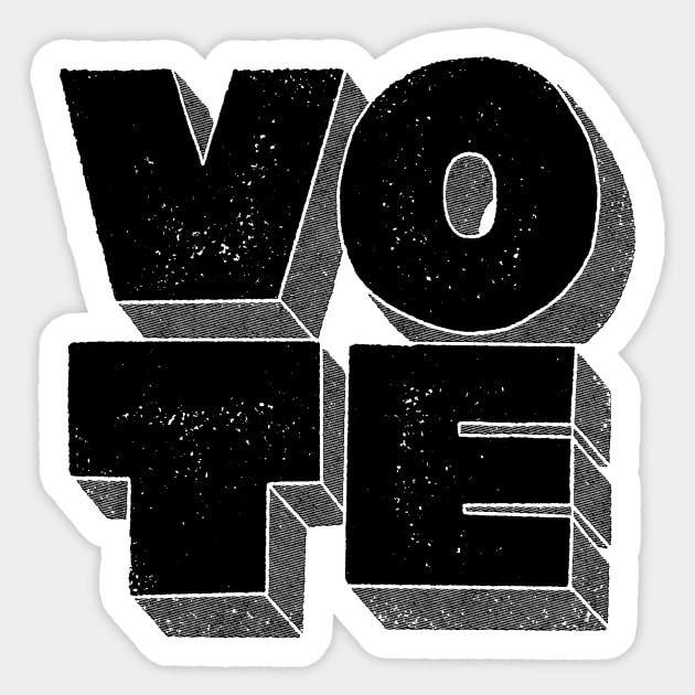 VOTE Sticker by MatthewTaylorWilson